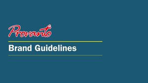 Provanto Brand Guidelines