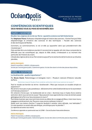 Cp conferences scientifiques novembre 2024