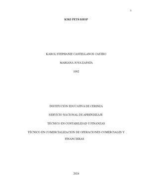 Propuesta De Grado 2025 Ki Ki Pets Shop