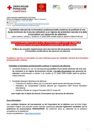 Dossier Sélection Ifsi Tlse Candidats Fpc Classiques 2025 (1)