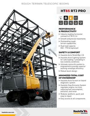 HT85 RTJ PRO Datasheet - US