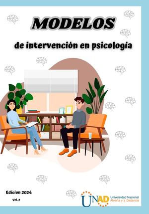 Revista Digital Modelos De Intervención En Psicología