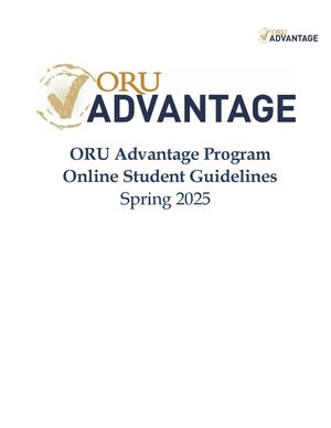 Student Guidelines Fall 2024