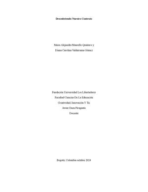 Descubriendo Nuestro Contexto 2