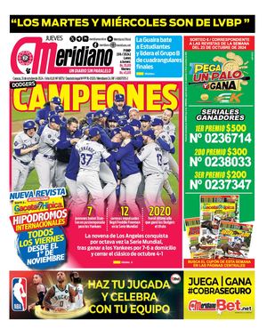 Diario Meridiano 31 10 2024