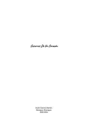 Susurros De Un Corazón