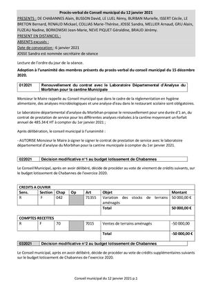 Compte Rendu Conseil Du 12 01 2021 Docx