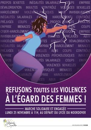 Dépliant Violence Faites Aux Femmes 2024