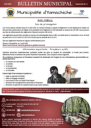 Bulletin Municipal Août 2024