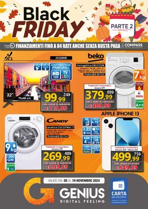VOLANTINO GENIUS - BLACK FRIDAY - PARTE 2