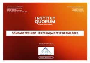 Sondage  | Les Français Et Le Grand Âge