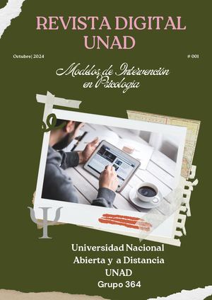 Revista Digital UNAD_ Tarea 3 Marcos de referencia en Psicología- Grupo 363