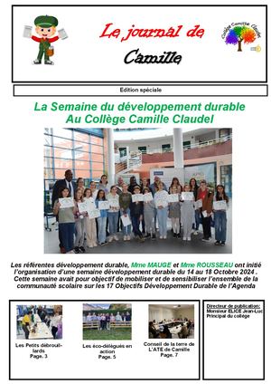 Calaméo - Journal De Camille Semaine DD