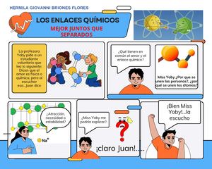 Historieta De Enlace Químico