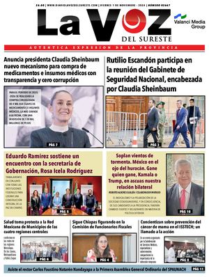 La Voz del Sureste 01 11 2024