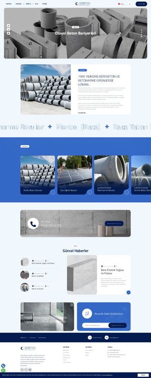 Ozbeton.Com.tr - Beton Boru, Parke Taşları