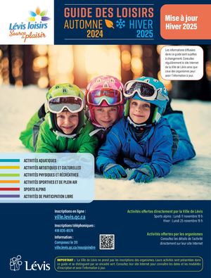 Guide des loisirs hiver 2025