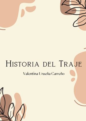 Revista Historia Del Traje