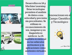 Innovaciones En El Campo Científico Y Tecnológico