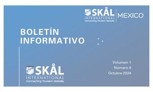 Boletín de Skål International México - octubre 2024