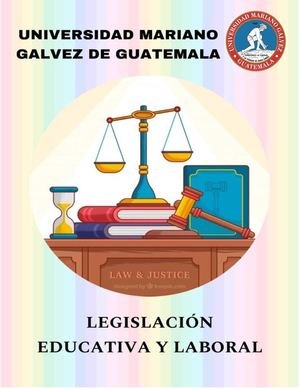 Portafolio de Legislación Educativa Y Laboral