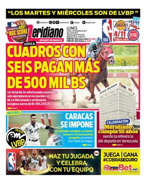 Diario Meridiano 4 11 2024