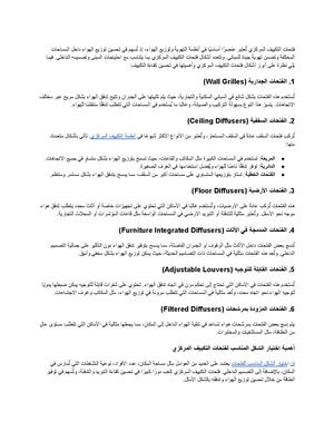 اغلاق فتحات التكييف المركزي و كيفية التحكم بها