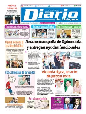 Portada Lunes 4 De Noviembre De 2024