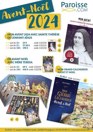 Avent Noël 2024 - Paroisse.com