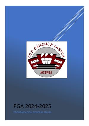 PROGRAMACIÓN GENERAL ANUAL