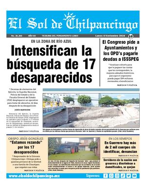 El Sol De Chilpancingo 4 Noviembre 2024