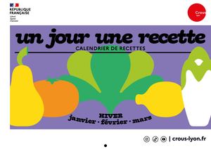 Calendrier Recettes Hiver