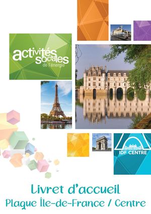 Livret d'accueil Plaque IDF Centre