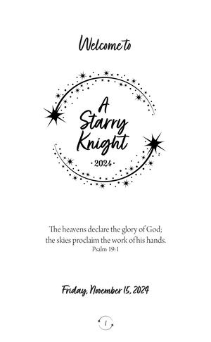 A Starry Knight Booklet