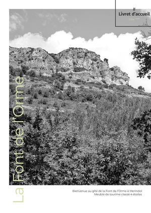Livret d'accueil du gite de la Font de l'Orme