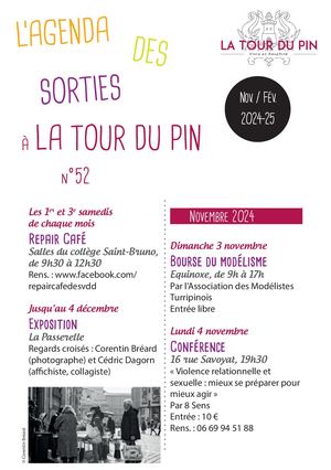 L'agenda des sorties / Novembre 2024 - Février 2025