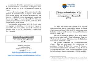 AMFAR A15 530 Une rue pour une ville symbole 1954