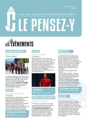 Chateaugiron Pensez - y n°166 - Novembre 2024