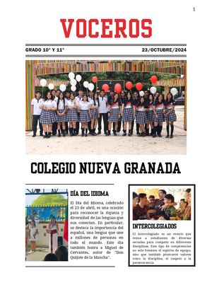 Periodico Colegio Nueva Granada Neiva 2024