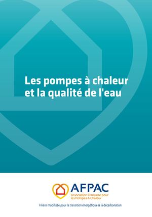Afpac - Outils De Maintenance - Les Pompes à Chaleur Et La Qualité De L'eau