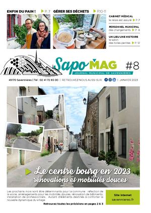Savennières Sapomag#8  Janvier  2023 JOURNAL MUNICIPAL