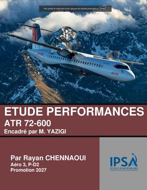 PROJET AERONAUTIQUE - ATR 72-600