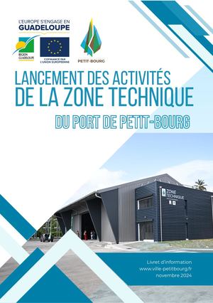 LANCEMENT DES ACTIVITÉS de la zone technique du port de Petit-Bourg