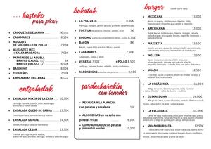 'La piazzeta de los olivos': Nueva carta