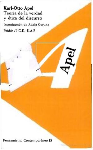 Etica Del Discurso Apel Subrayado