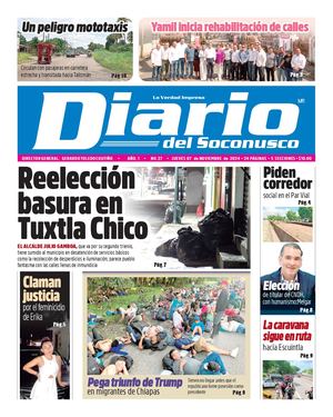 Diario Del Soconusco 07 Nov 2024