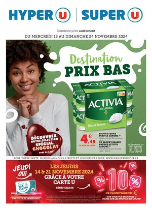 CATALOGUE DU 13 AU 24 NOVEMBRE - HYPER U / SUPER U