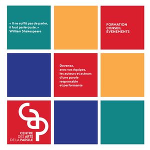 Catalogue de formation du CAP - Centre des Arts de la Parole