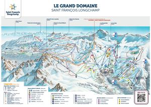 Plan des pistes - Le Grand Domaine
