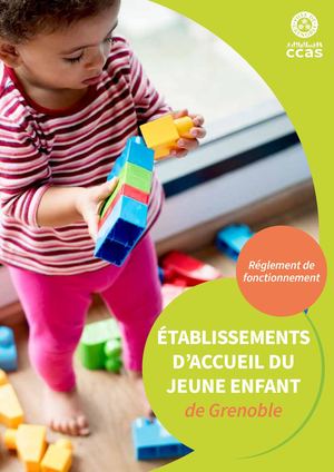 Réglement de Fonctionnement des Etablissements De La Petite Enfance